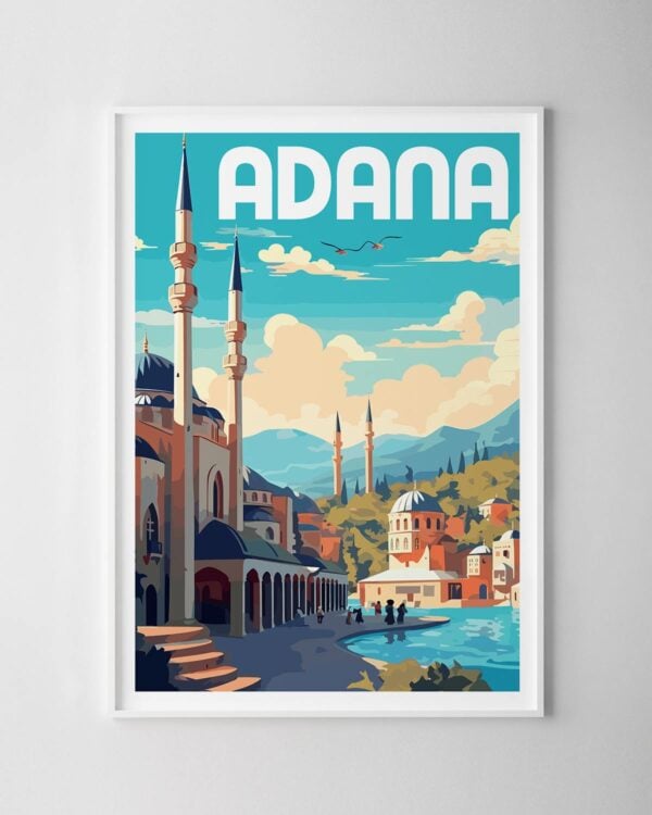 Adana Travel Poster