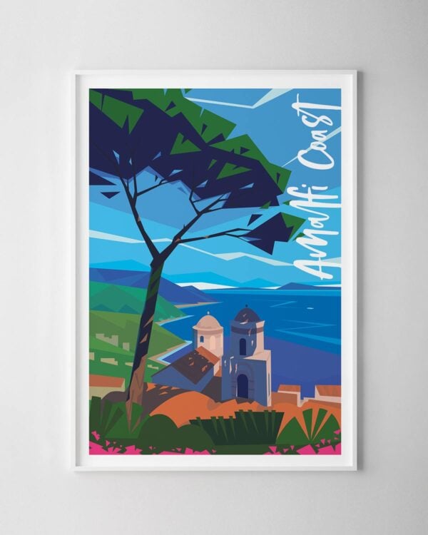 Amalfi Coast Travel Poster