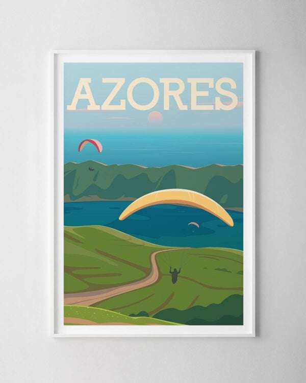 Azores Travel Poster