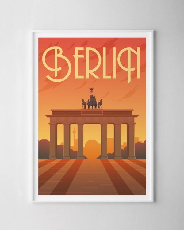 Berlin Travel Poster