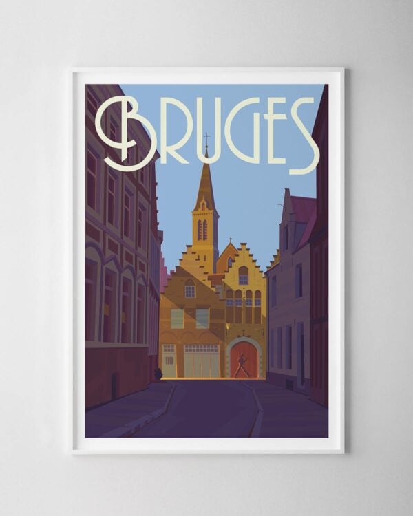 Bruges Travel Poster