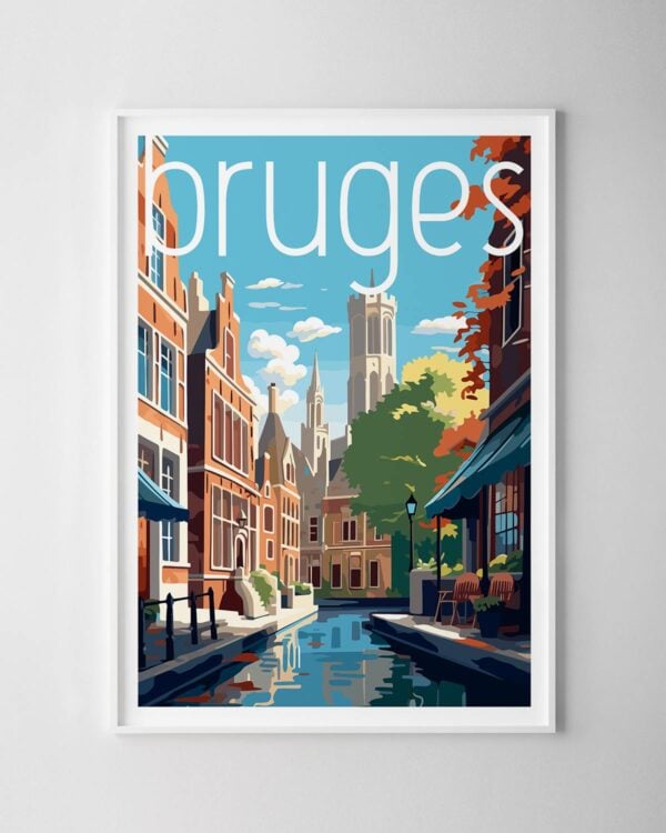 Bruges Travel Poster