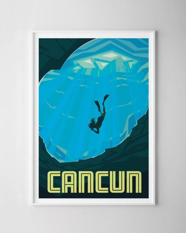 Cancun Travel Poster