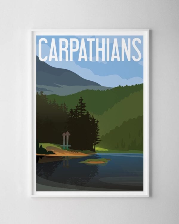 Carpathians Travel Poster