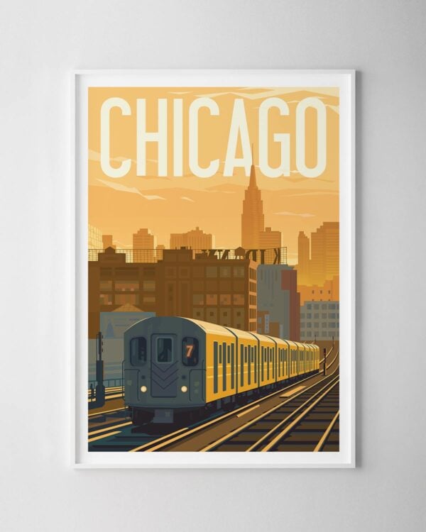 Chicago Travel Poster