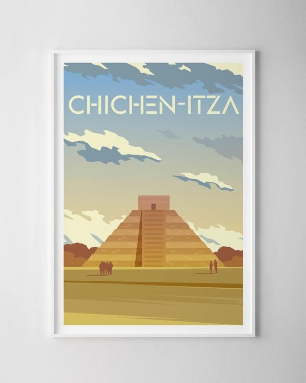 Chichen Itza Travel Poster