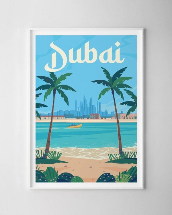 Dubai Travel Poster