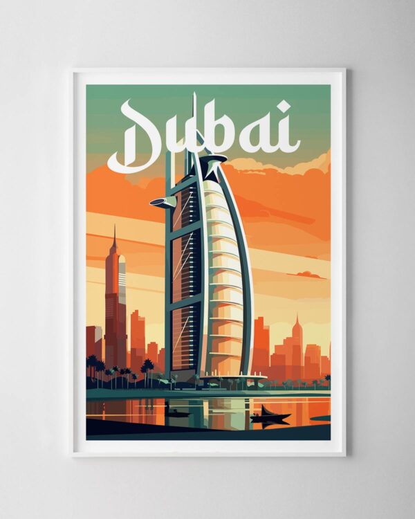 Dubai Travel Poster