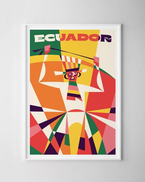 Ecuador Travel Poster