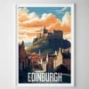 Edinburgh Travel Poster