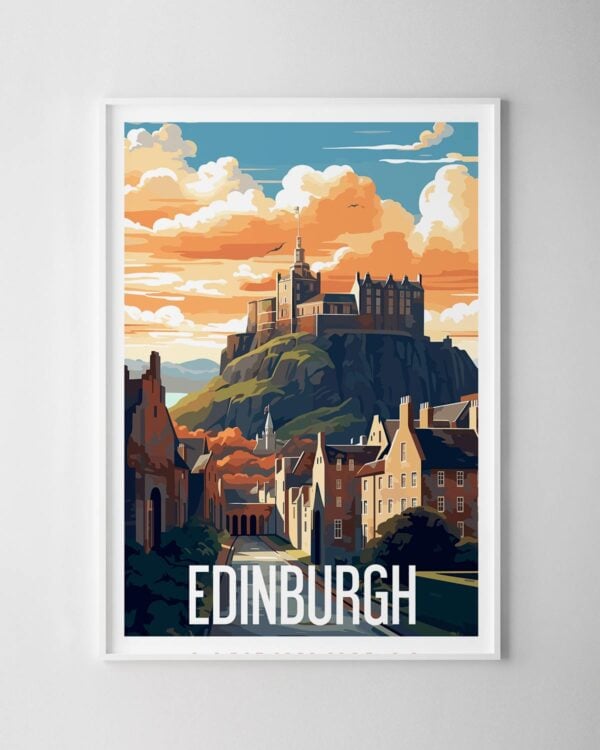 Edinburgh Travel Poster