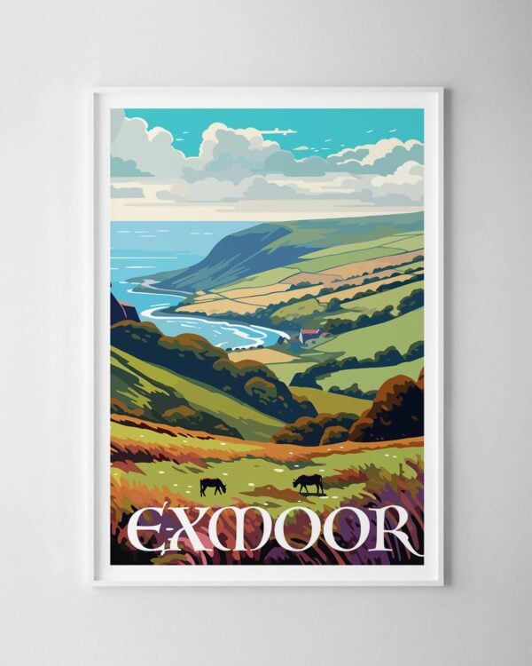 Exmoor Travel Poster