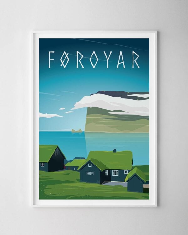 Foroyar Travel Poster