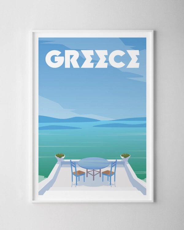 Greece Travel Poster