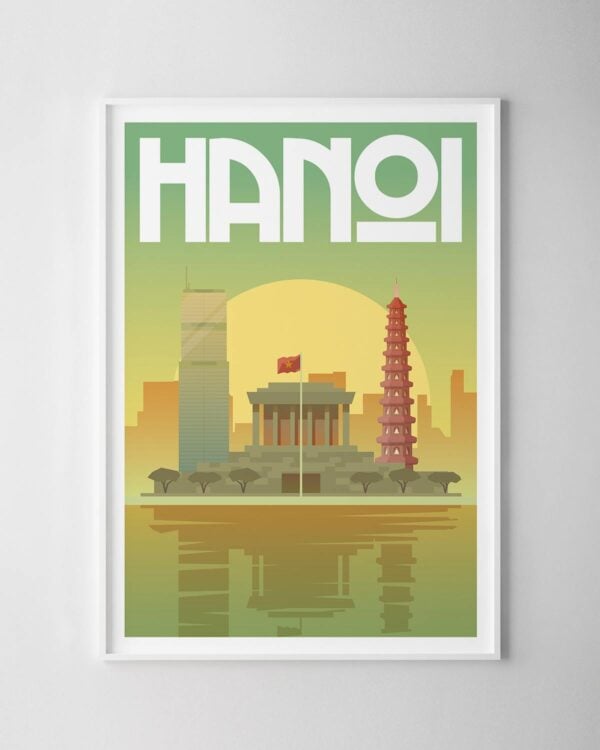 Hanoi Travel Poster
