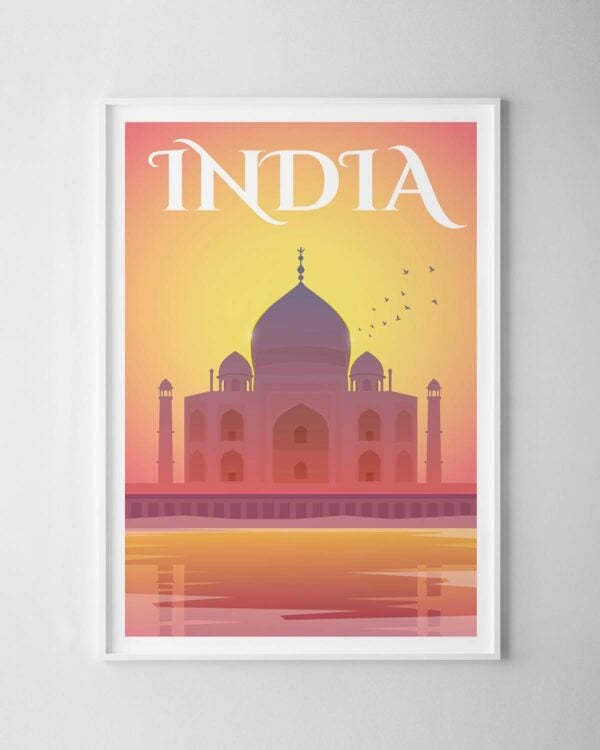 India Travel Poster