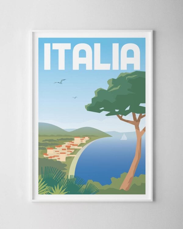Italia Travel Poster
