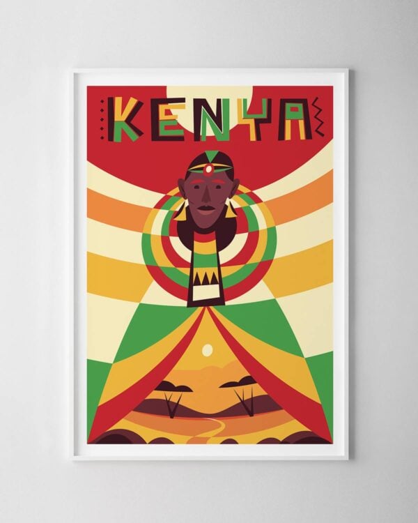 Kenya Travel Poster