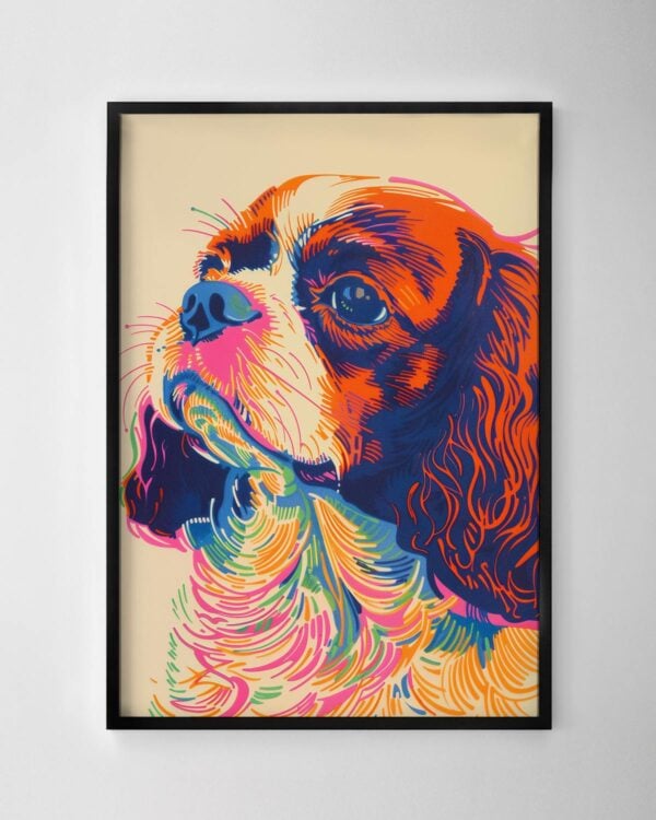 Colourful Cavalier Print