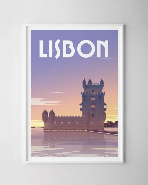 Lisbon Travel Poster