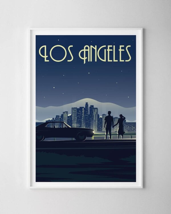 Los Angeles Travel Poster
