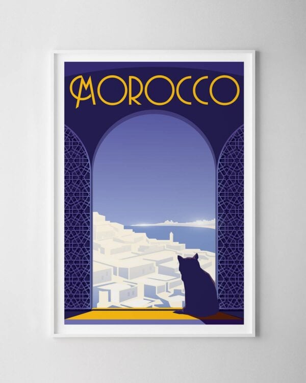 Morocco Travel Poster