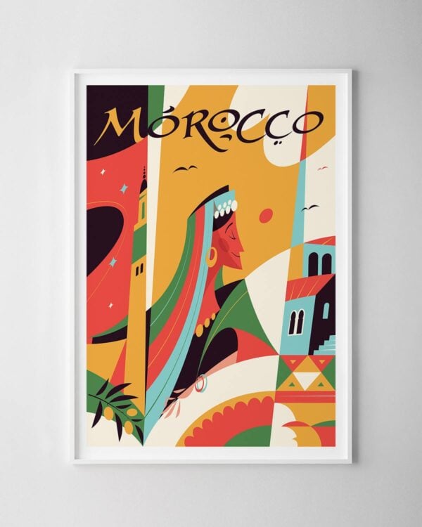Morocco Travel Poster