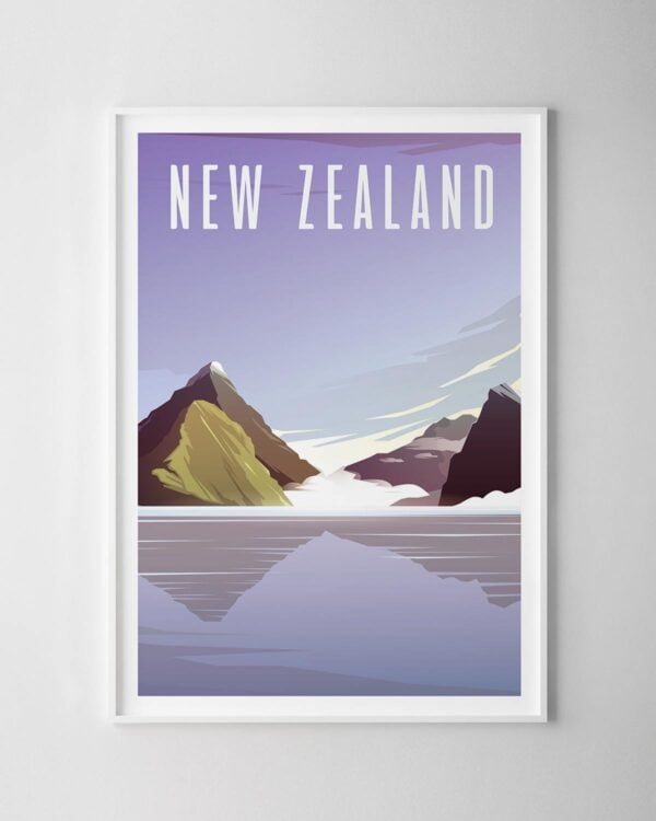 New Zealand Travel Poster