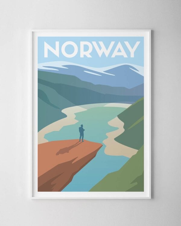 Norway Travel Poster
