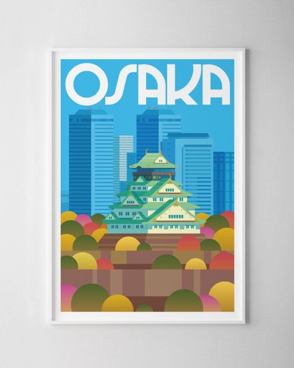 Osaka Travel Poster