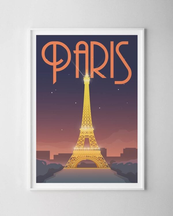 Paris Travel Poster