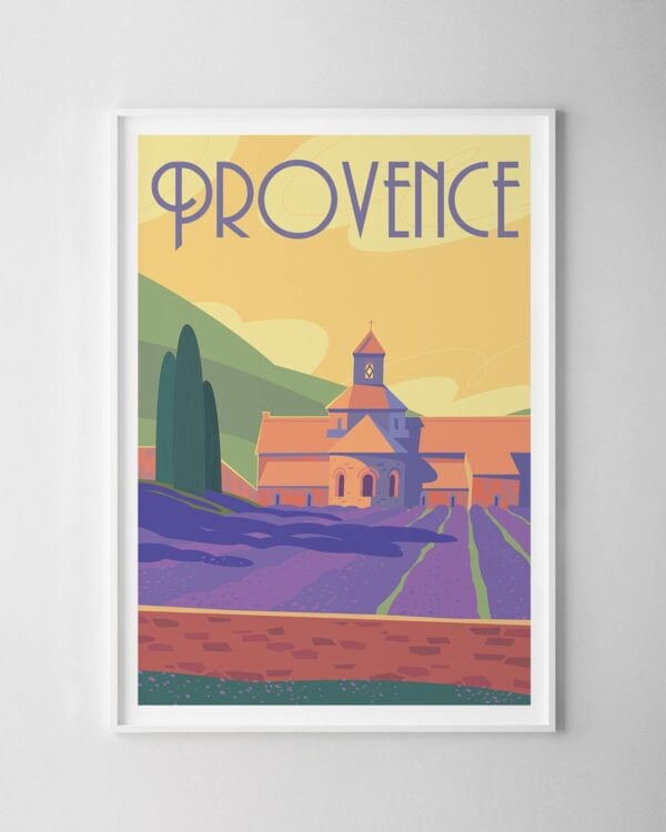 Provence Travel Poster