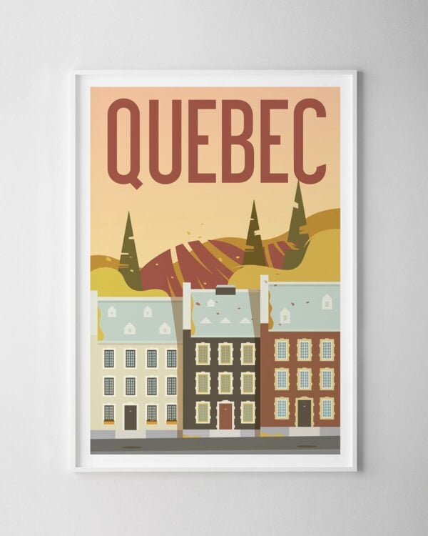 Quebec Travel Poster