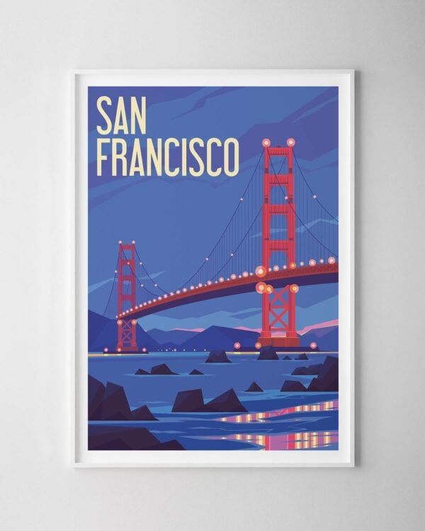 San Francisco Travel Poster