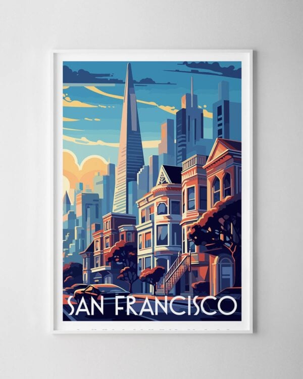 San Francisco Travel Poster