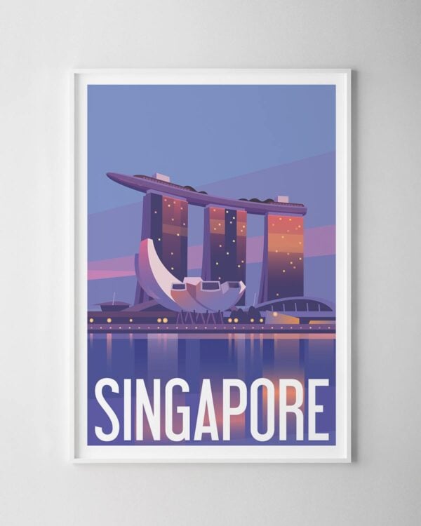 Singapore Travel Poster