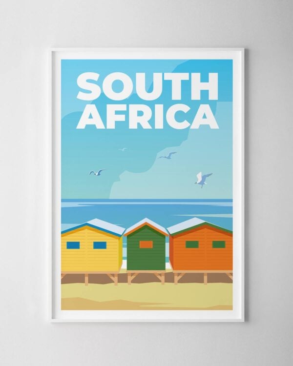 South Africa Travel Poster