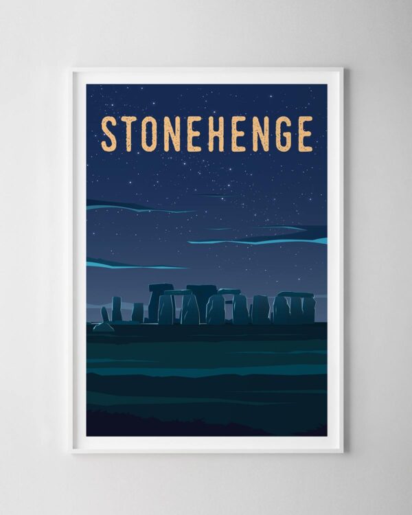Stonehenge Travel Poster