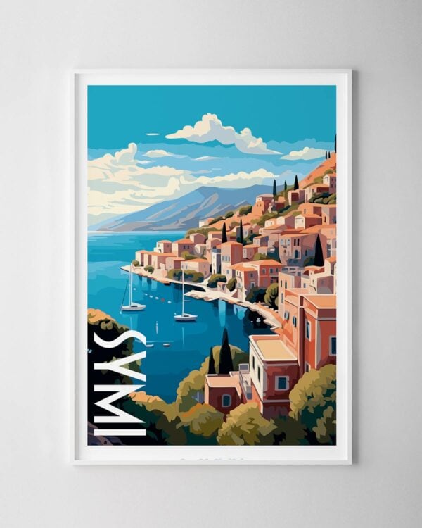 Symi Travel Poster