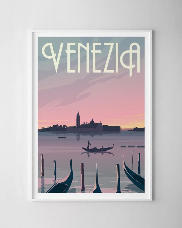 Venezia Travel Poster