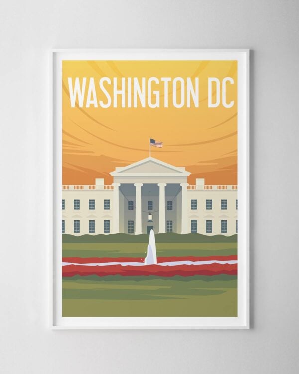 Washington DC Travel Poster