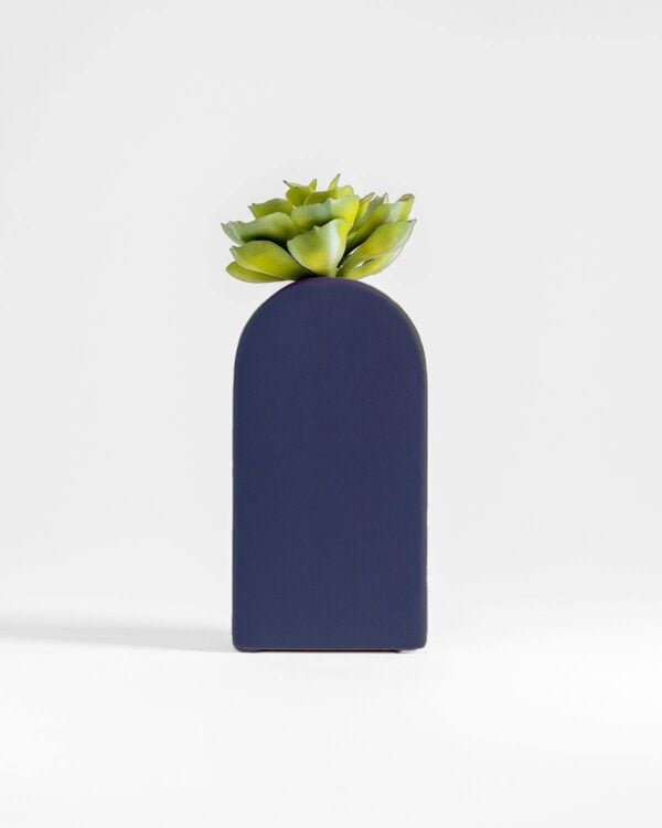 Geo Vase - Navy