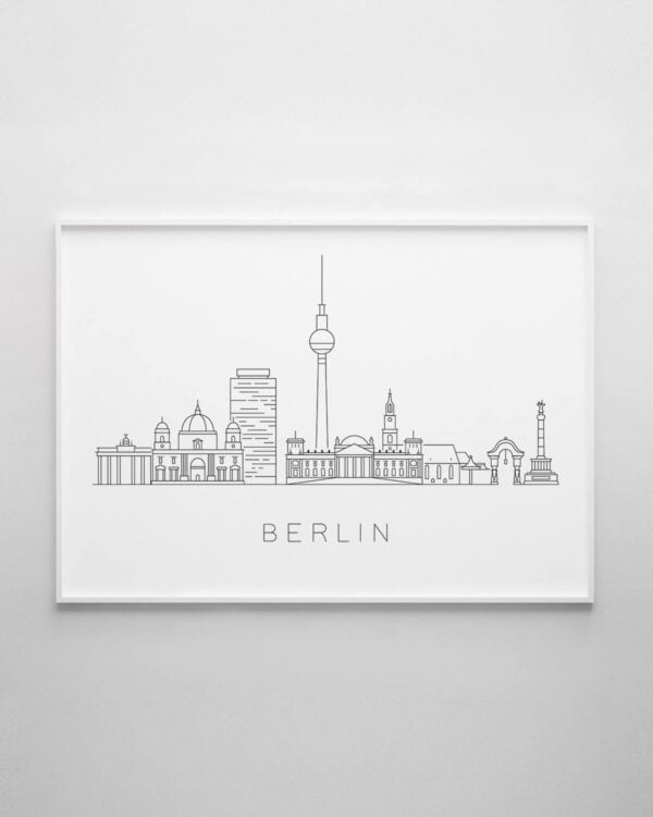 Berlin Skyline Print