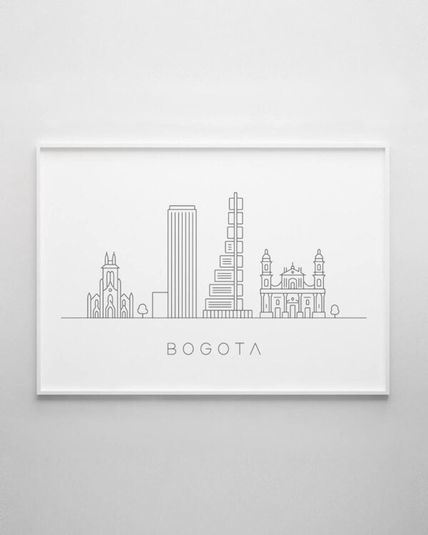 Bogota Skyline Print