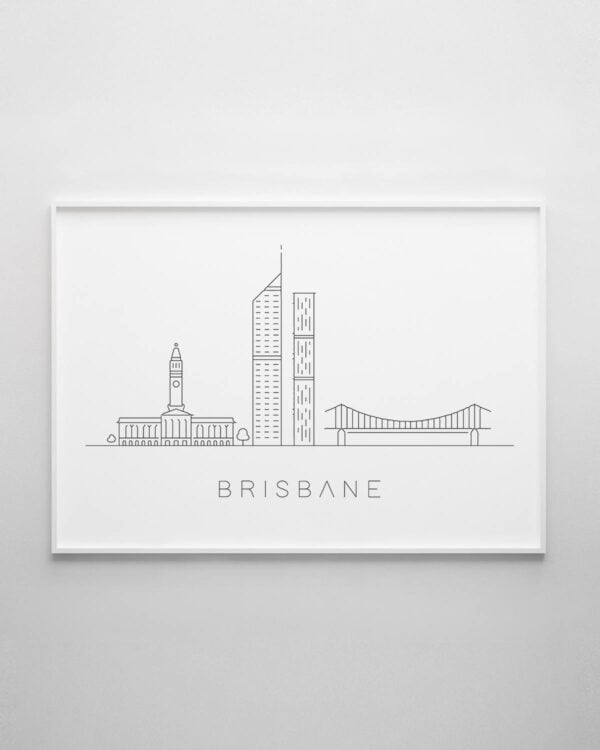 Brisbane Skyline Print