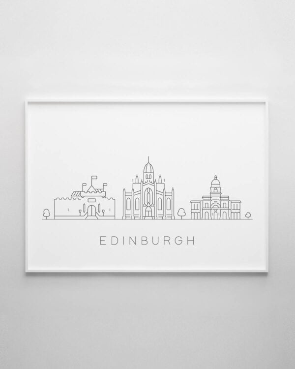 Edinburgh Skyline Print