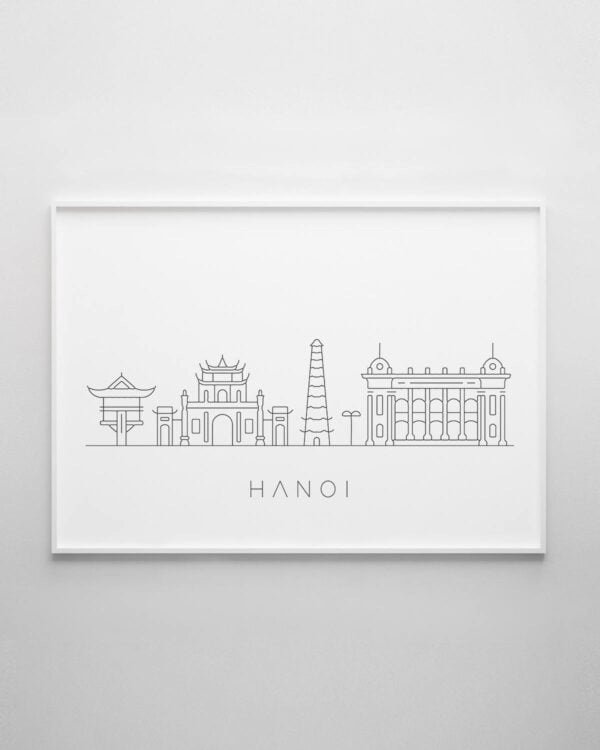 Hanoi Skyline Print