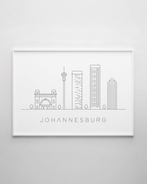 Johannesburg Skyline Print