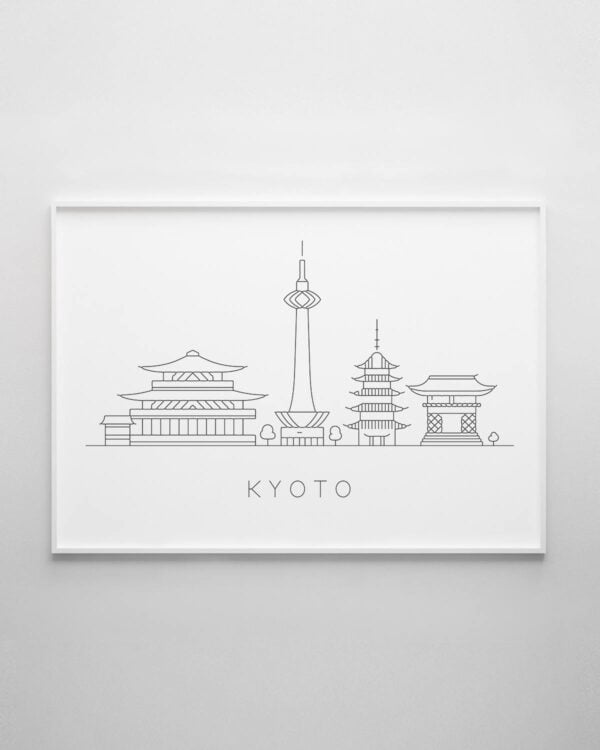 Kyoto Skyline Print