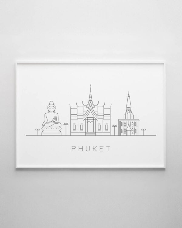 Phuket Skyline Print